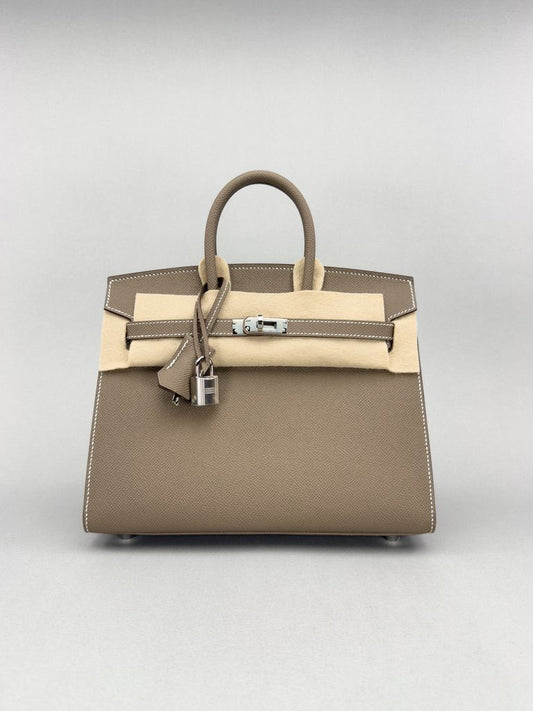 Hermes Birkin 25 Epsom Eutope Palladium Hardware