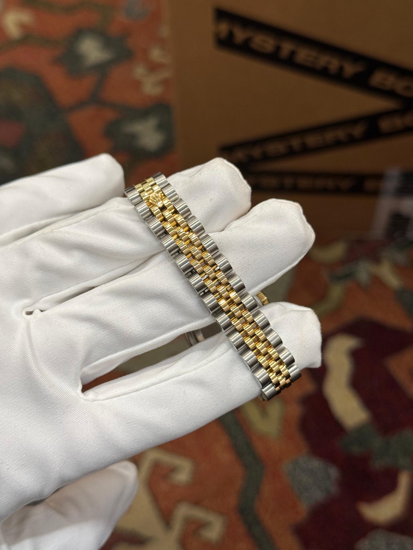 Rolex datejust two-tone factory diamond 26mm