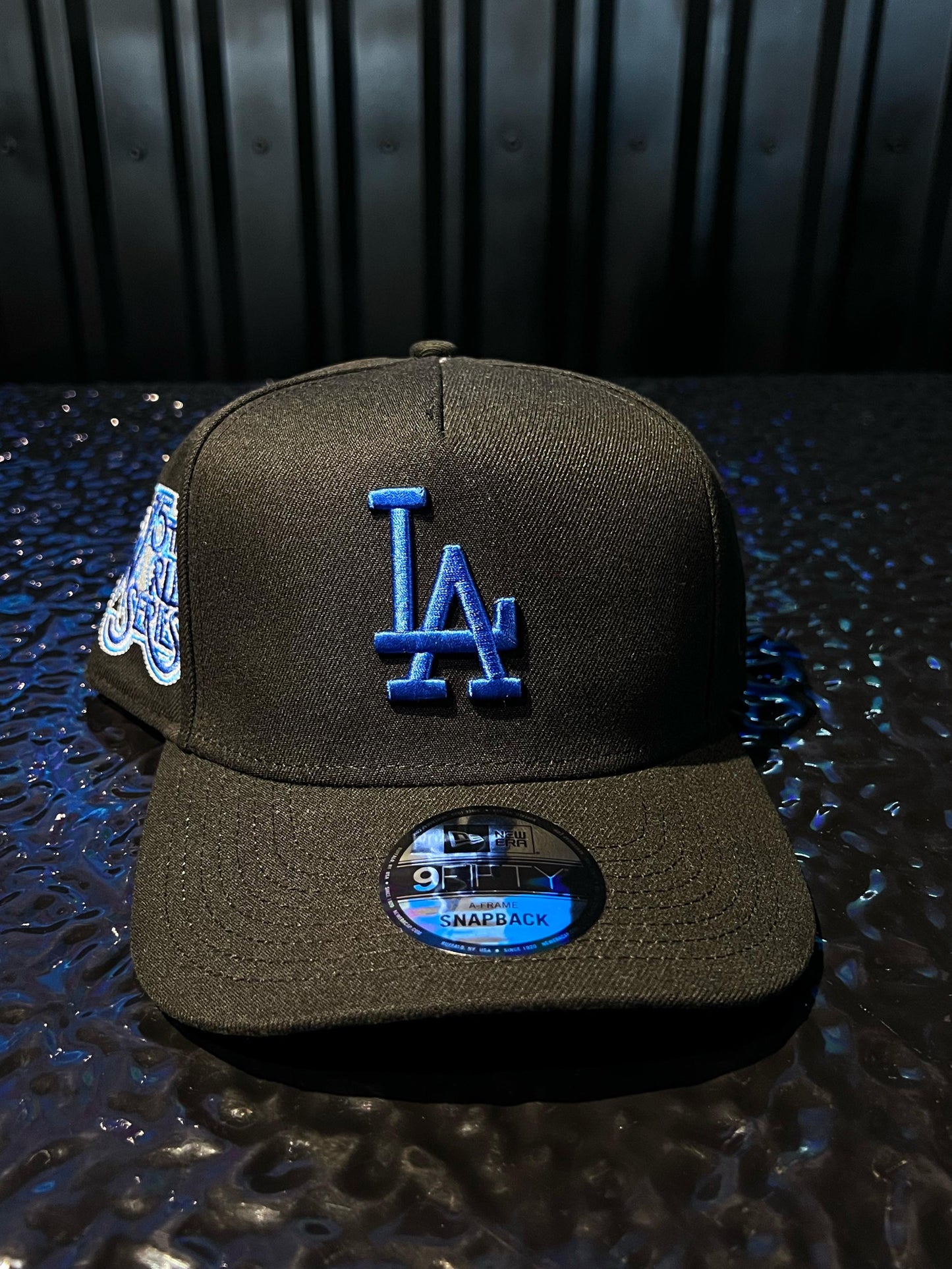 GORRA NEW ERA DODGERS 75TH BLUE ROYAL BLACK SNAPBACK