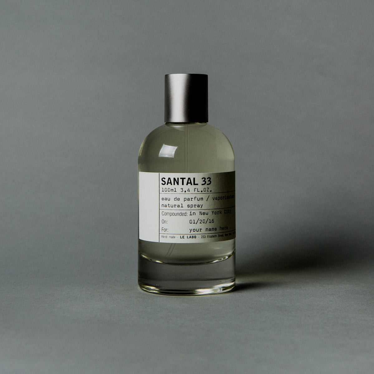 Le Labo  "Santal 33" For Men 100ML