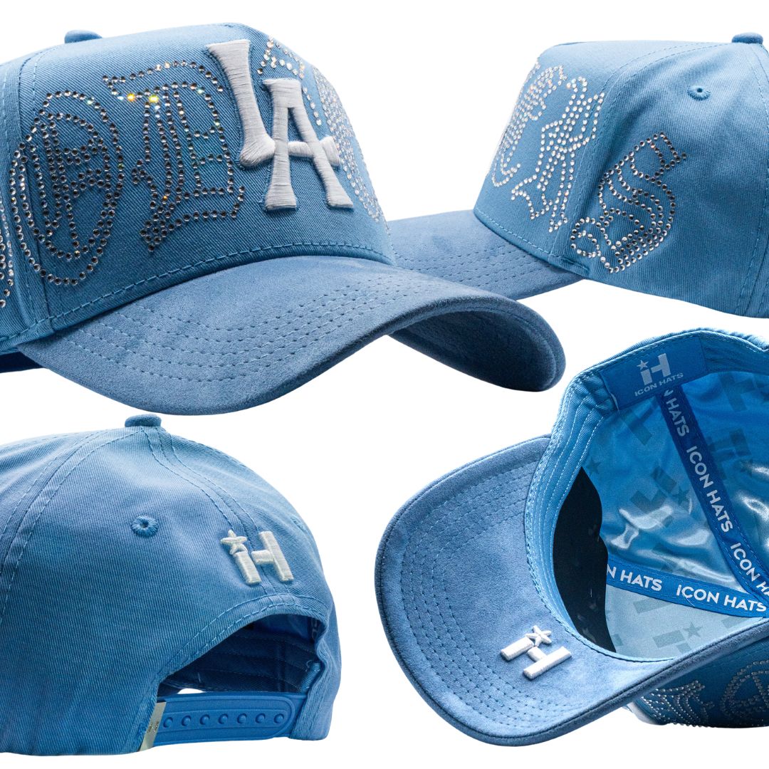 Gorra Icon Los Angeles LA Dodgers Crystal Sky Blue