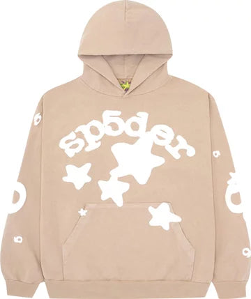 Sp5der Beluga Hoodie Sand