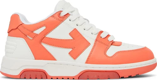 OFF-WHITE Out Of Office Low Outlined White Coral Red