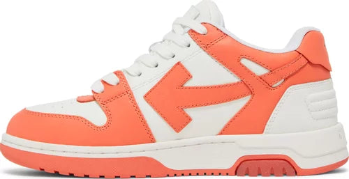 OFF-WHITE Out Of Office Low Outlined White Coral Red