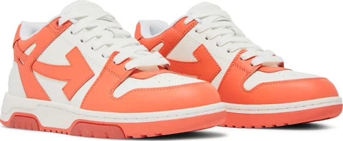 OFF-WHITE Out Of Office Low Outlined White Coral Red