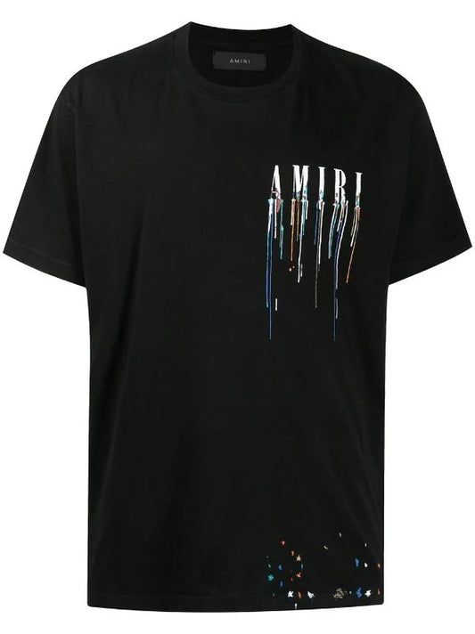 AMIRI PAINT DRIP T-SHIRT BLACK