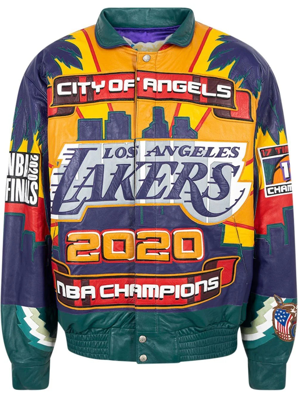 LOS ANGELES LAKERS 2020 CHAMPIONSHIP GENUINE LEATHER JACKET