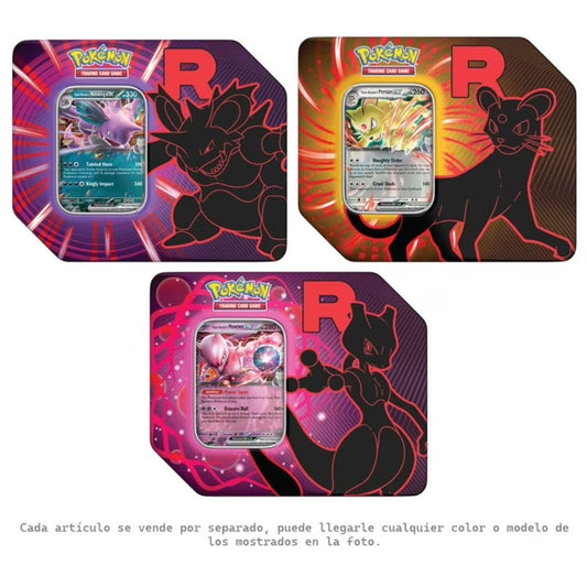 Pokémon TCG: Lata Equipo Rocket SPA