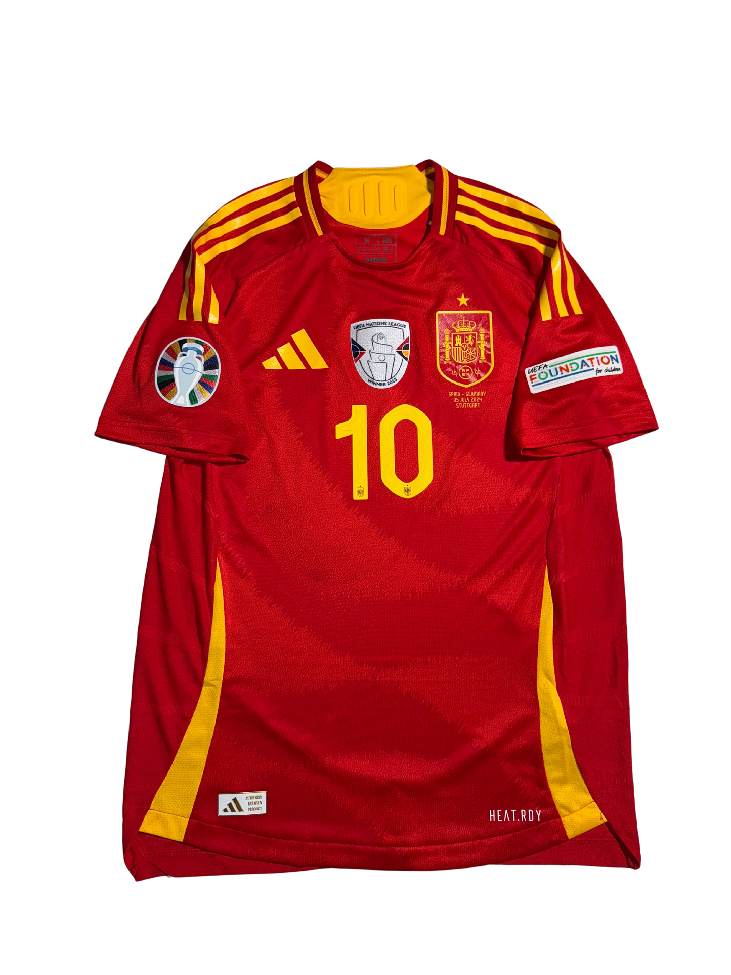 España Jersey Local 2024 Versión Jugador DANI OLMO