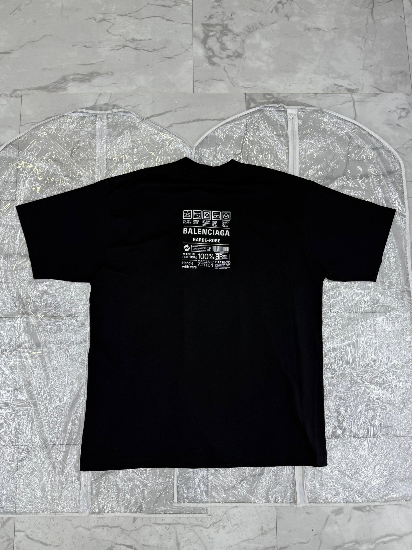 Balenciaga Tee SS23 Garde-Robe Black
