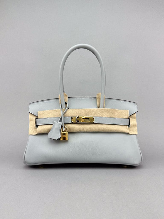 Hermes Shoulder Birkin 29 Glacier Gold Hardware