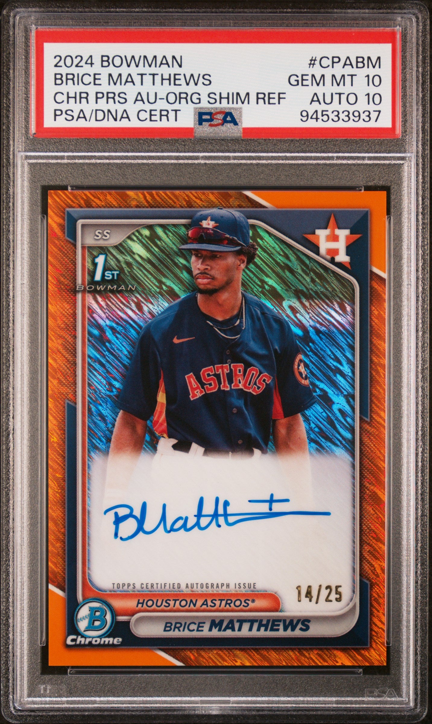 Brice Matthews - PSA 10 Graded Rookie Card