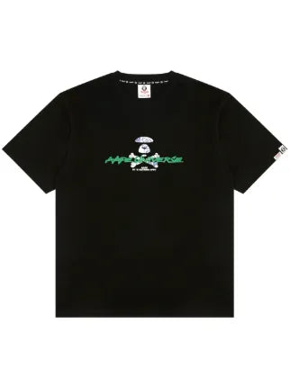 AAPE BY *A BATHING APE® tee black UNVS