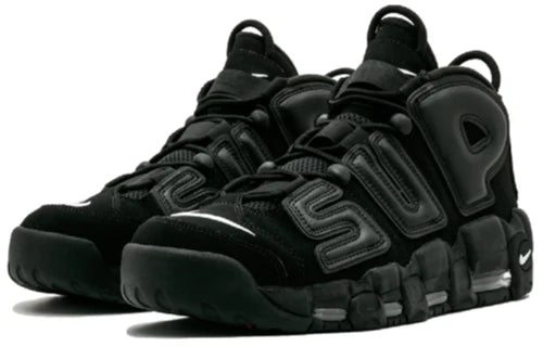 Supreme x Air More Uptempo Black