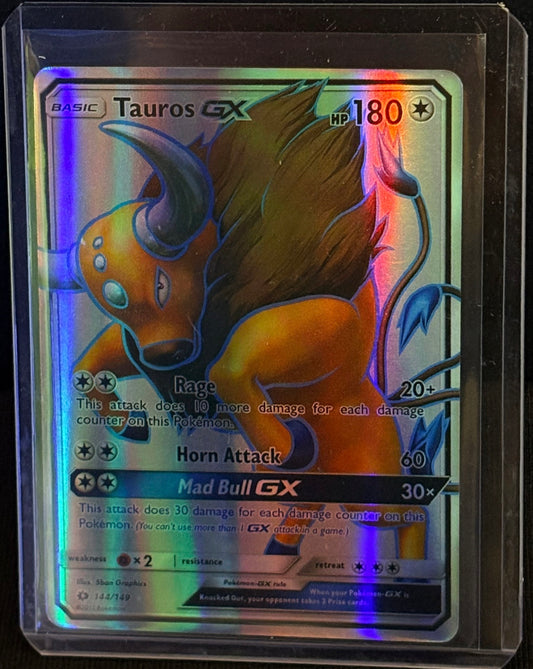 CARTA POKEMON Tauros GX 144/149 – Full Art