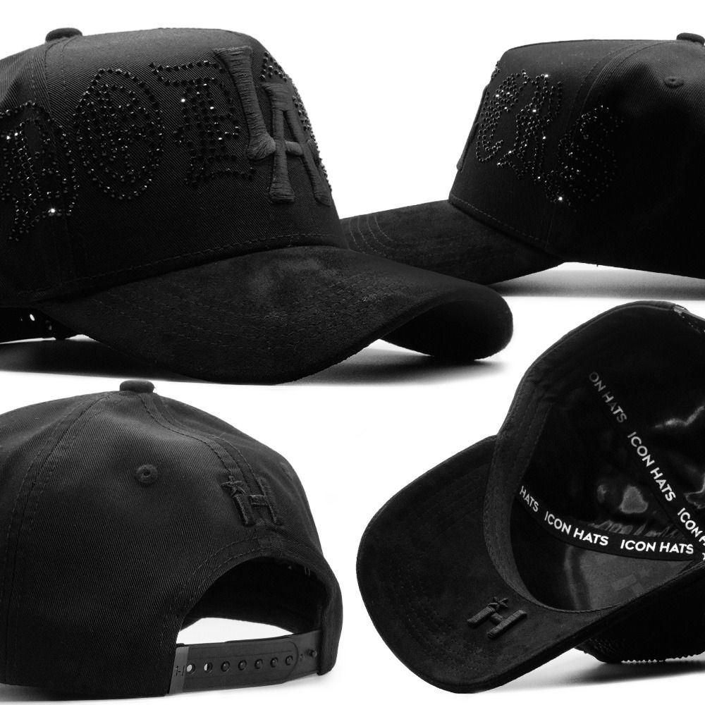 Gorra ICON HATS "LA Dodgers Crystal Black" (PREVENTA)