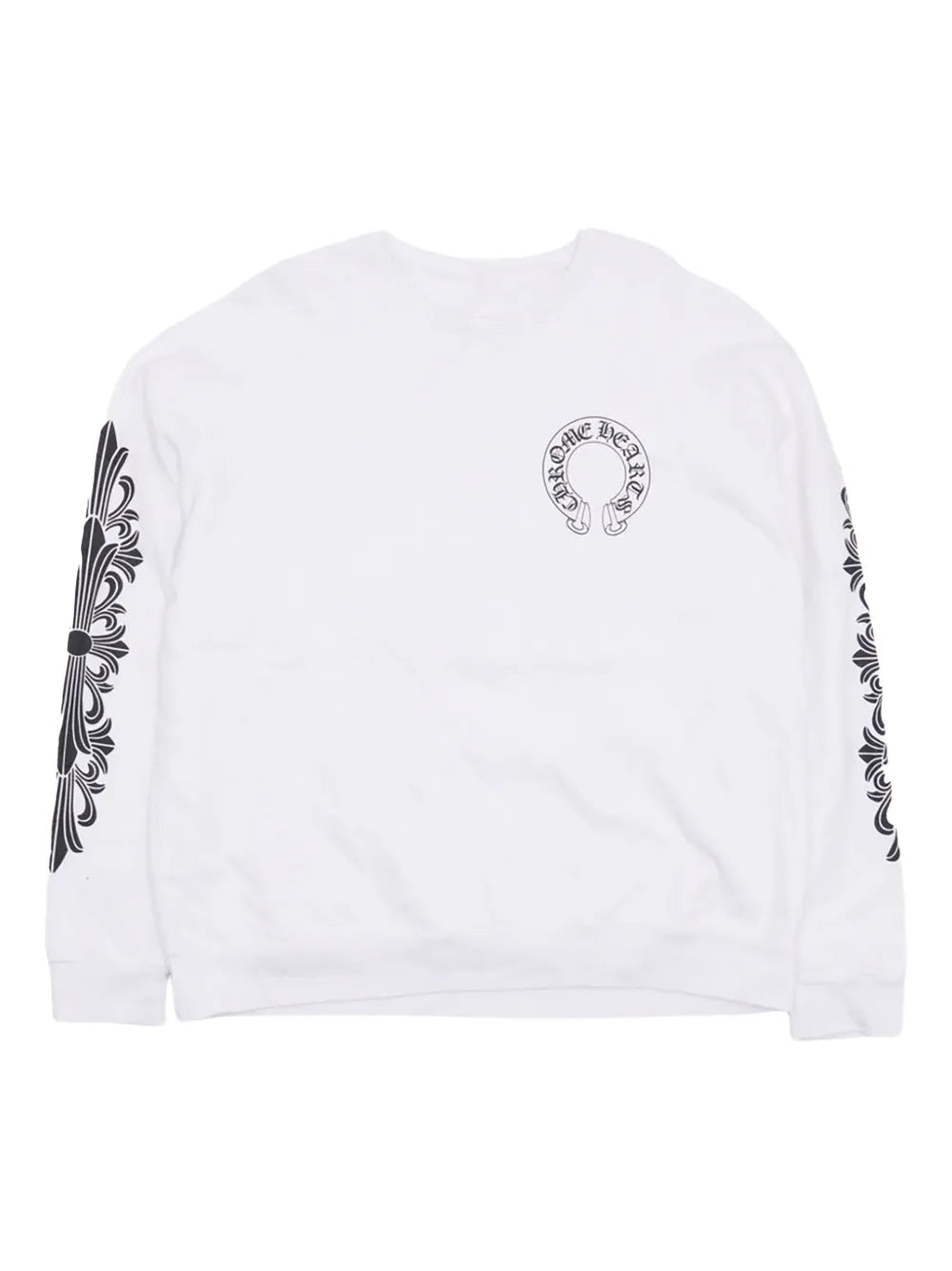 Tee Chrome Hearts Floral Horseshoe WHITE (Preloved)