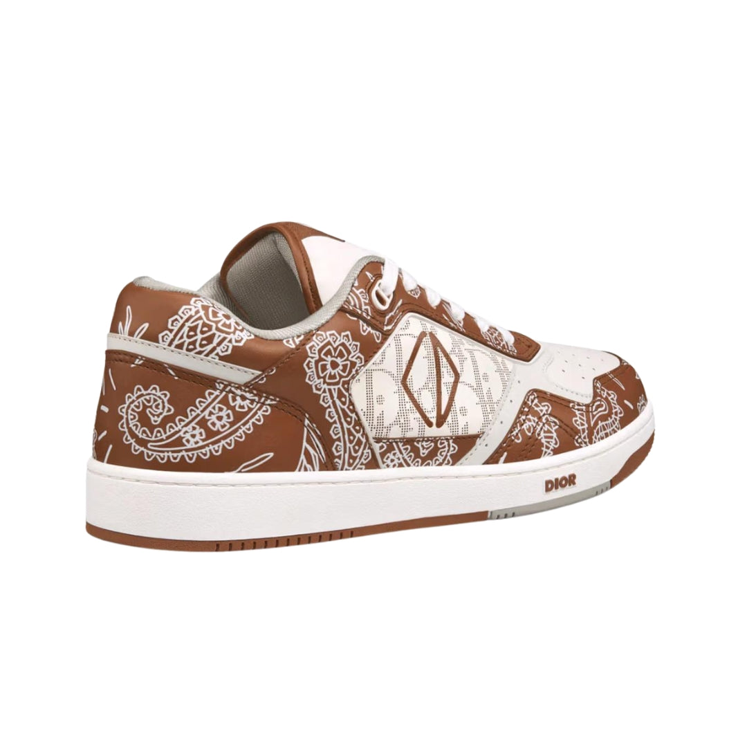 Dior B27 Low Coffee White CD Paisley White Dior Oblique