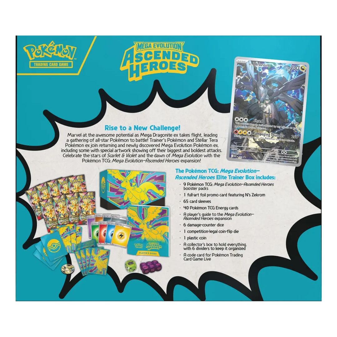 Pokémon TCG: Ascended Heroes Elite Trainer Box ETB SPA