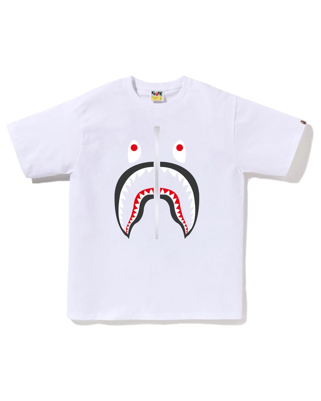 A Bathing Ape Embroidery Style Shark Tee