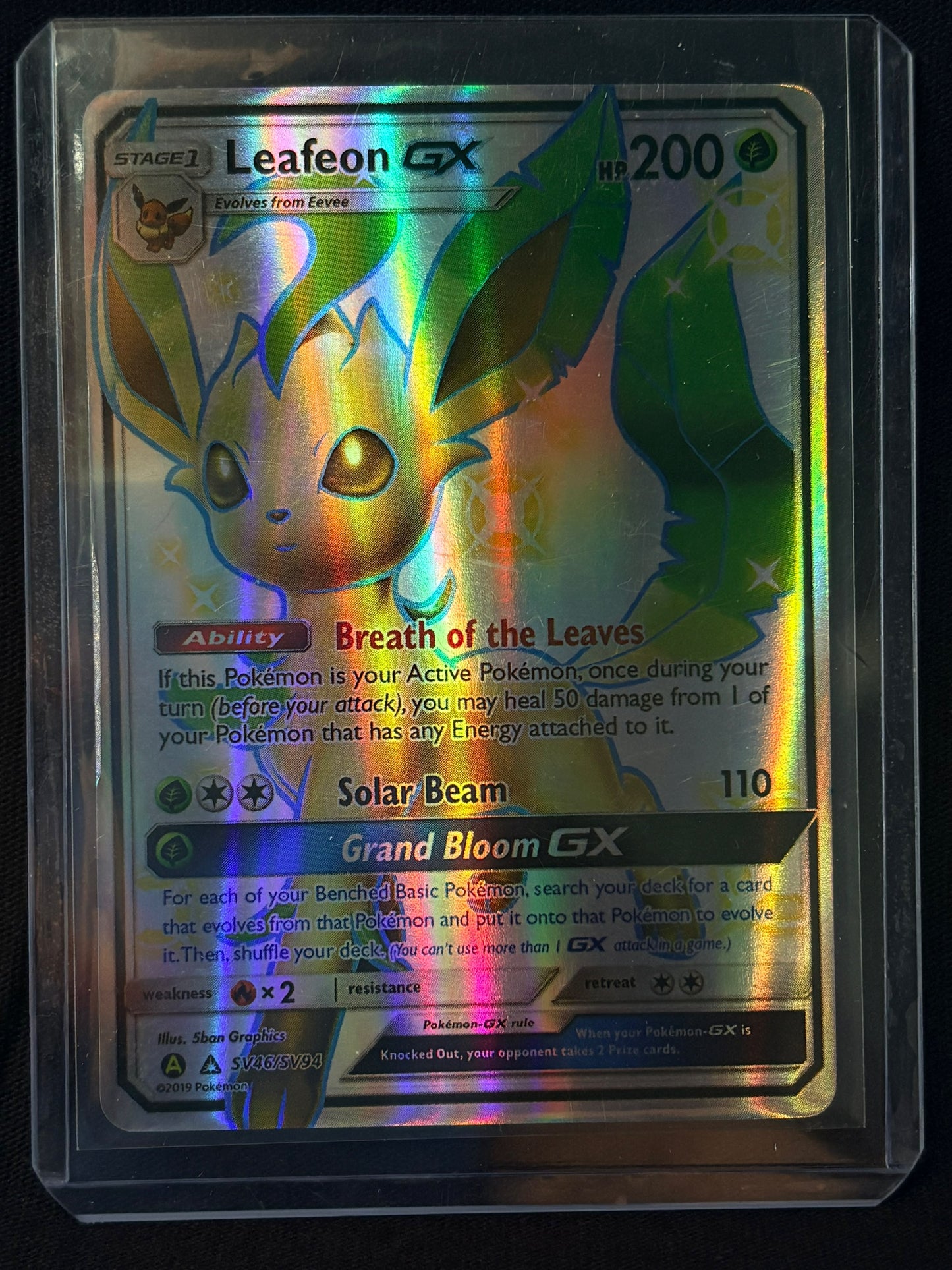 CARTA POKEMON Leafeon GX SV46/SV94