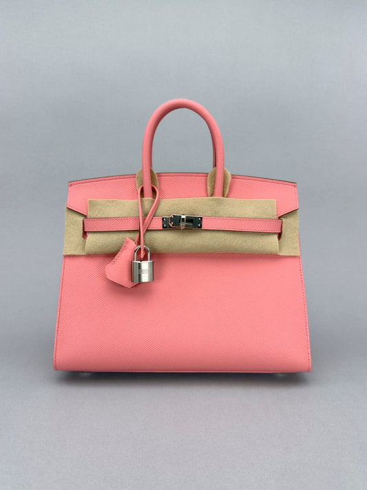 Hermes Birkin 25 Epsom Rose Confetti Palladium Hardware