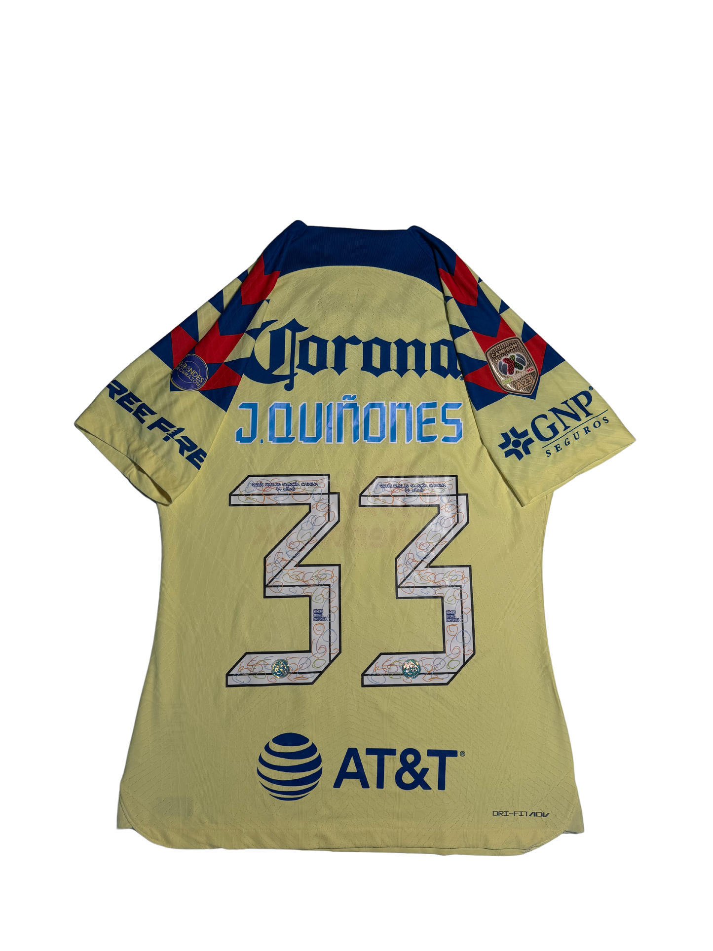 Club América 23-24 Home JULIAN QUINONES (Match Worn)