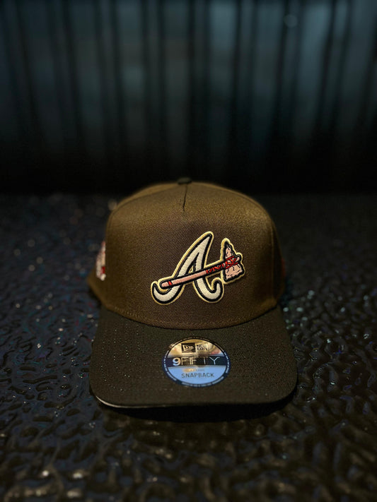 GORRA NEW ERA ATLANTA 2017 BROWN BLACK SNAPBACK