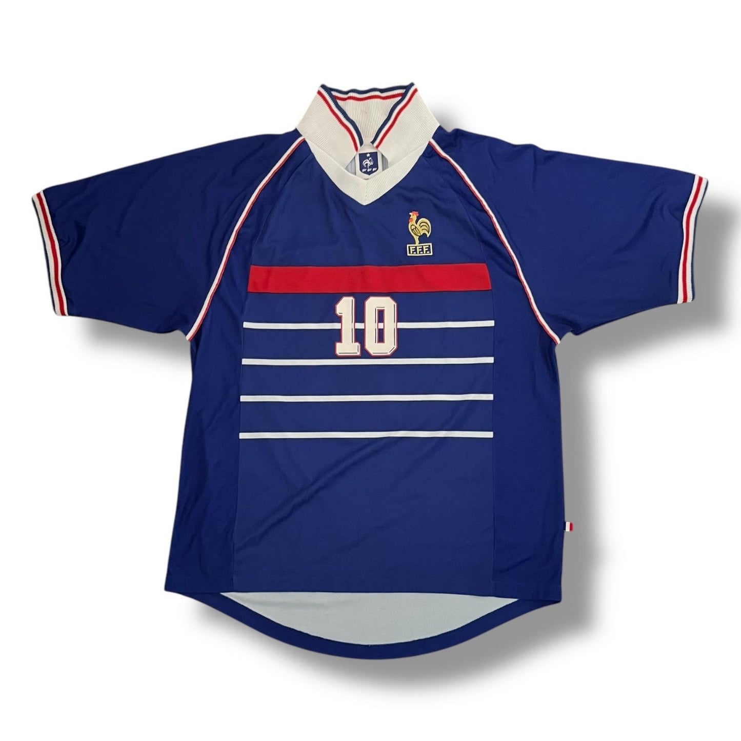 Jersey de la selección francesa autografiado por Zinedine Zidane
