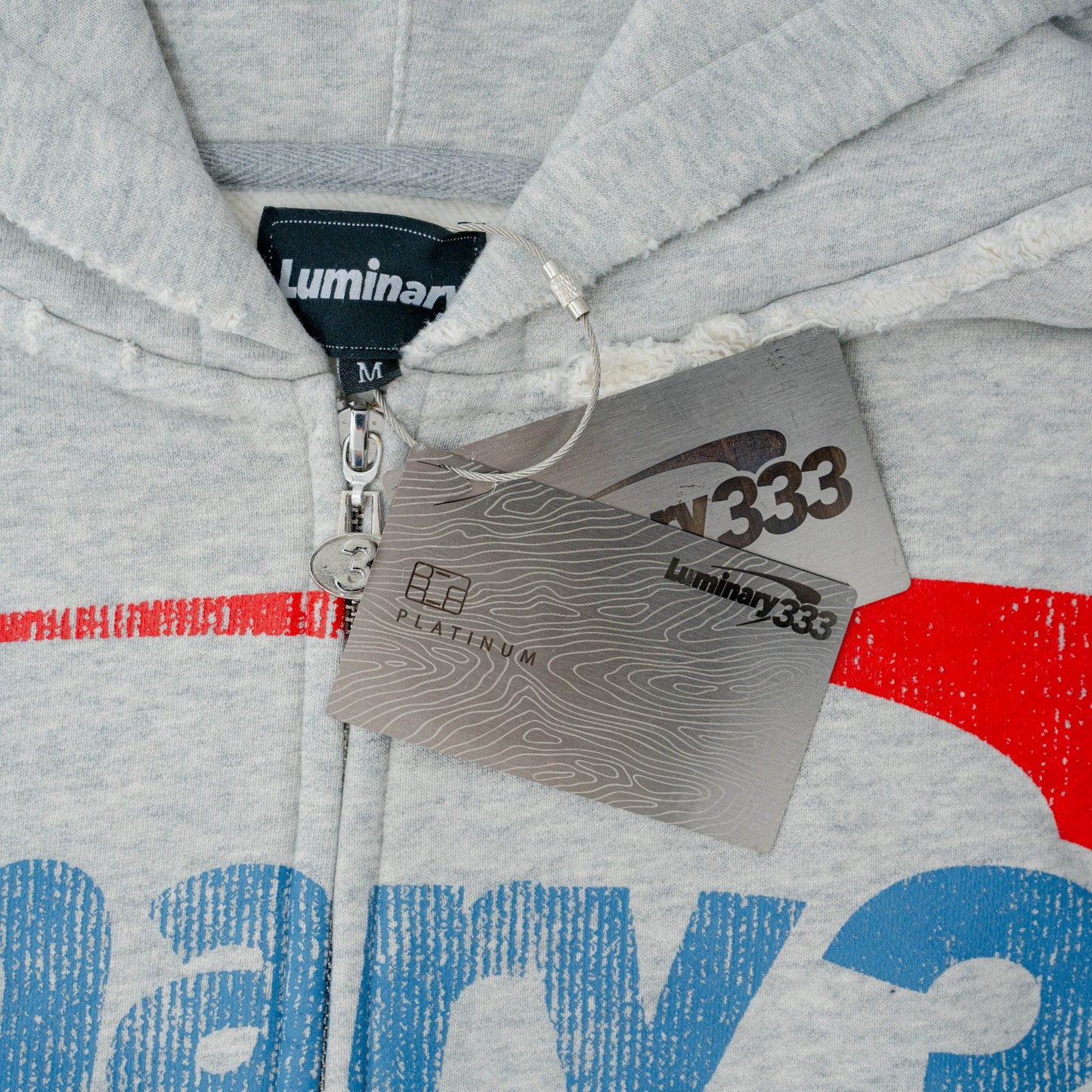 Luminary 333 "Grey First Drop Hoodie"