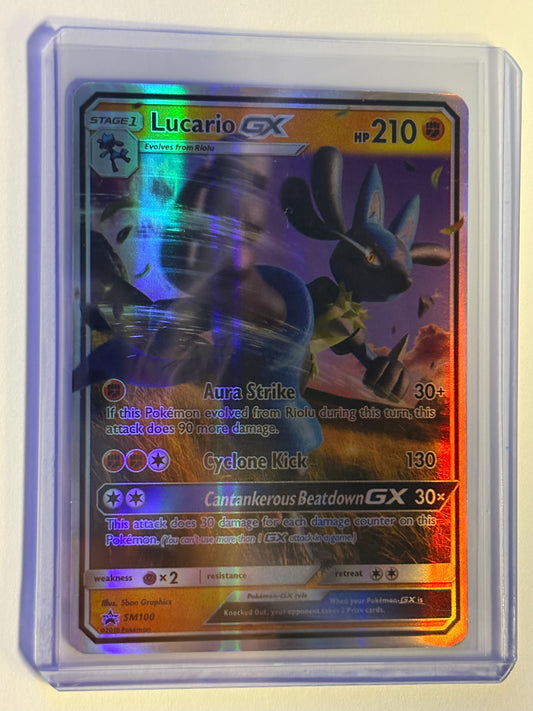 CARTA POKEMON Lucario GX SM100 – Promo