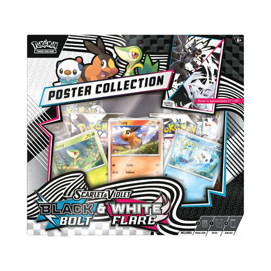 Pack Pokemon Black Bolt & White Flare  - Poster Collection En Ingles