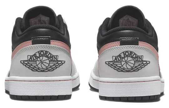 Gray pink jordans best sale