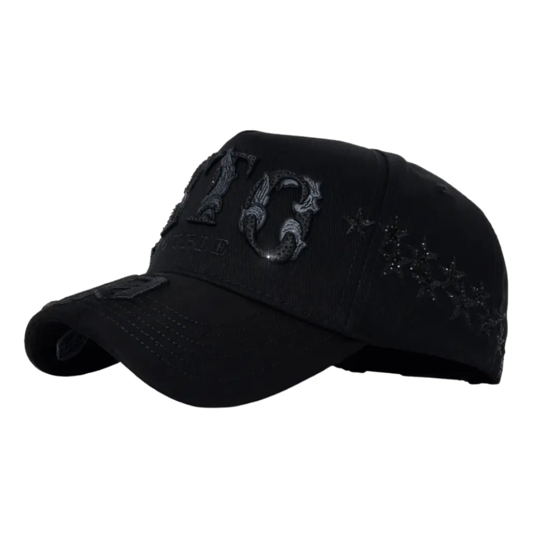 GORRA CASH ONLY X TITO DOUBLE P "BLACK STARS"
