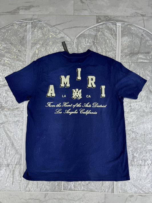 AMIRI Vintage Collegiate T-Shirt Dark Blue