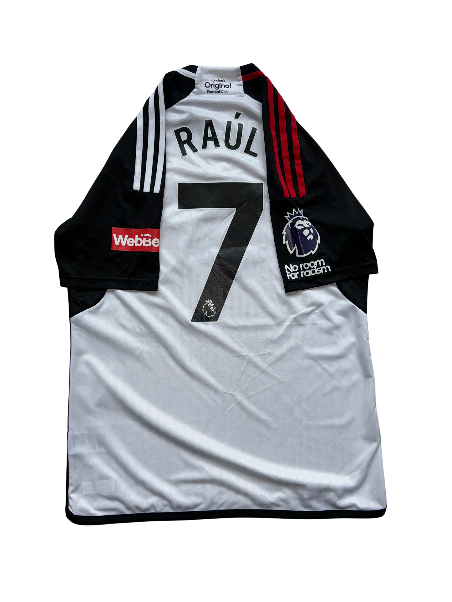 Jersey Match Worn de Raúl Jiménez - Fulham FC - Versión Utilería - Partido contra Everton - Temporada 2023/2024