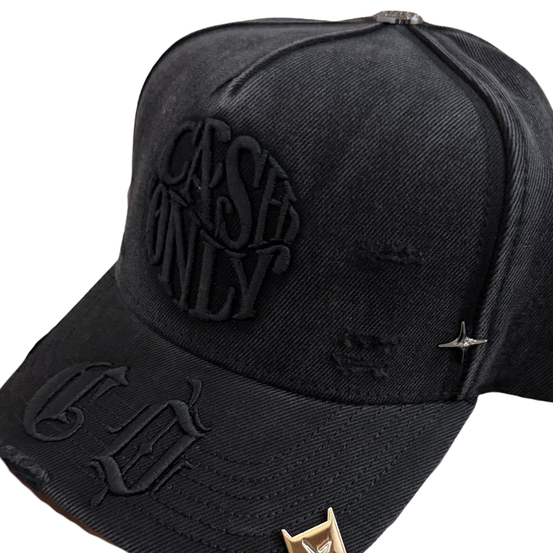 GORRA CASH ONLY - WASHED OUT LOYALTY BLACK DENIM