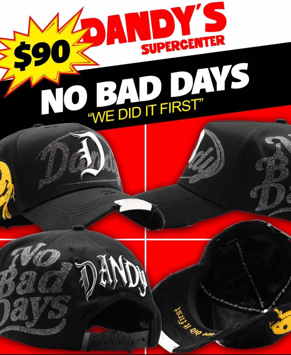 GORRA DANDY HATS "NO BAD DAYS" (PREVENTA)