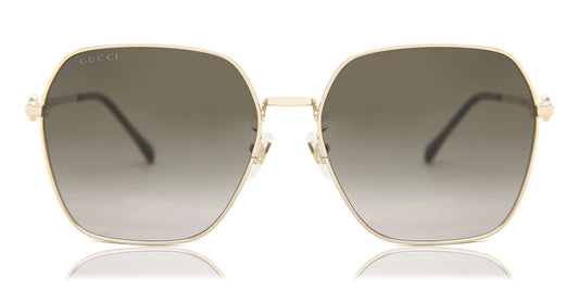 Gucci Square Gold Brown