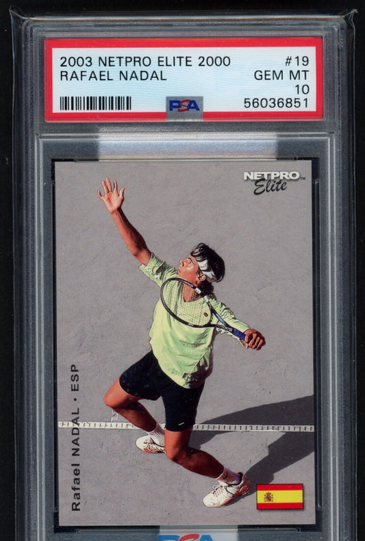 Rafael Nadal - PSA 10 Graded Card