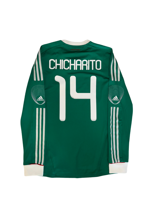 Jersey Match Worn de Javier "Chicharito" Hernández - Selección Mexicana - Partido contra Serbia - 2011