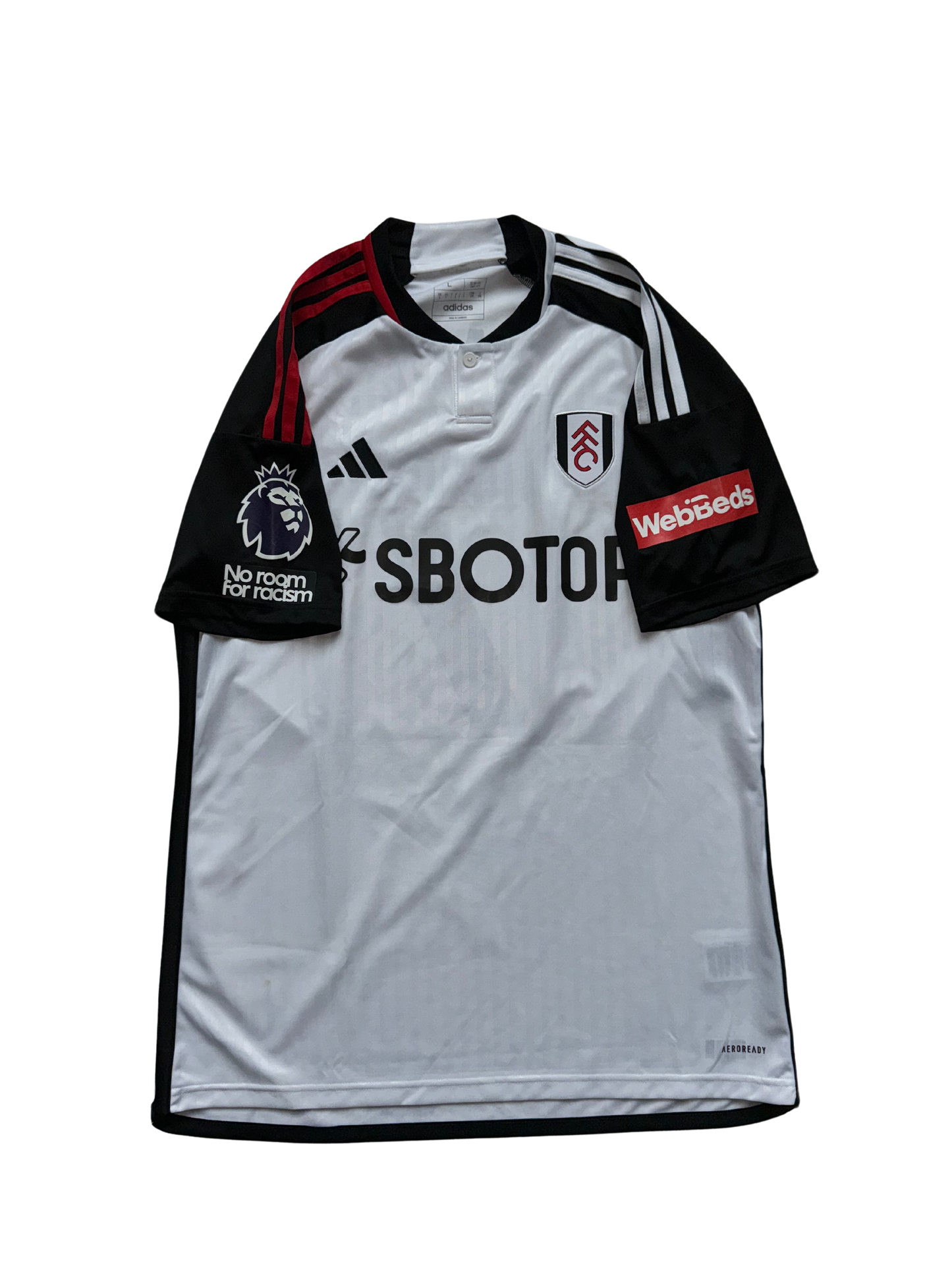 Jersey Match Worn de Raúl Jiménez - Fulham FC - Versión Utilería - Partido contra Everton - Temporada 2023/2024