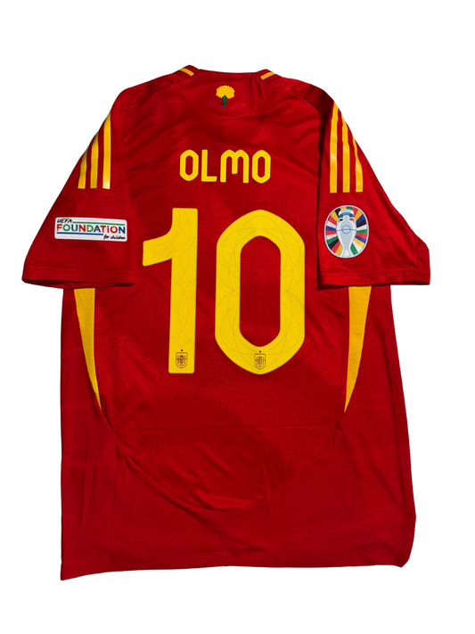 España Jersey Local 2024 Versión Jugador DANI OLMO