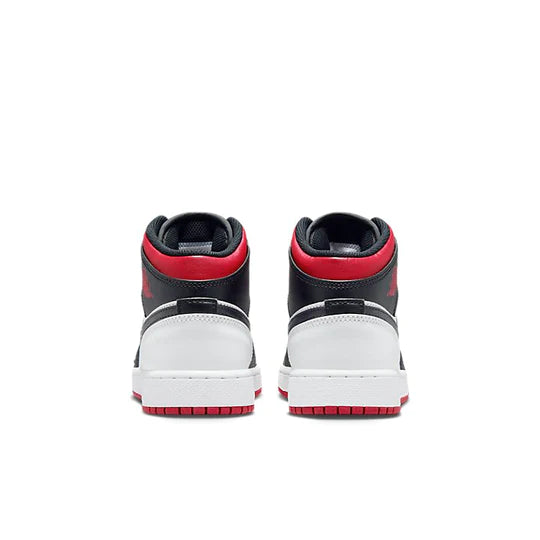 Air Jordan 1 Mid Gym Red Black Toe (GS)