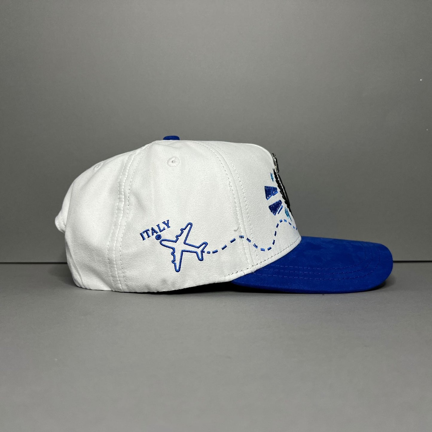 GORRA EL BARBAS "DG" WHITE BLUE