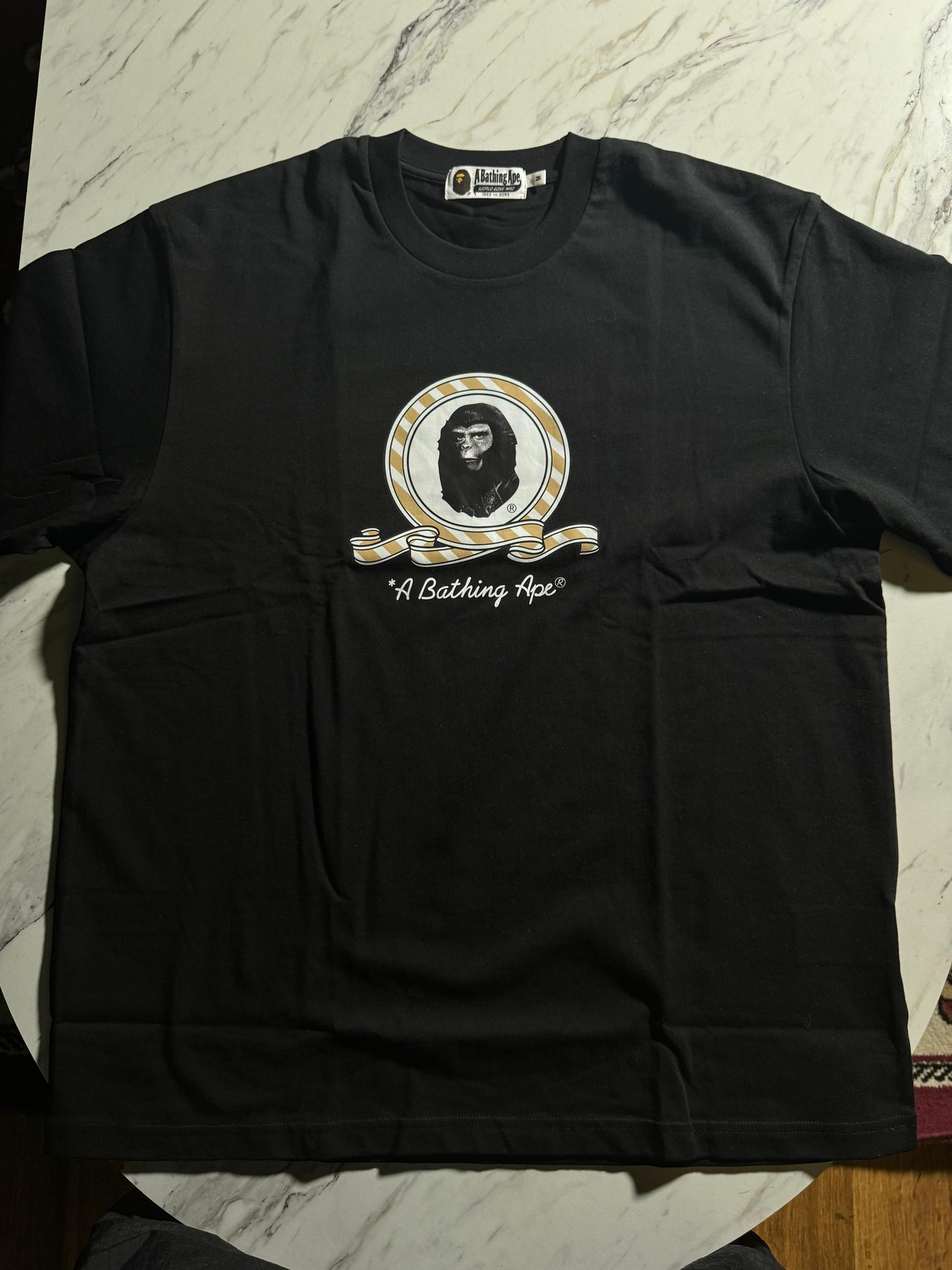 A Bathing Ape Black Lobo Boxy Fit Tee