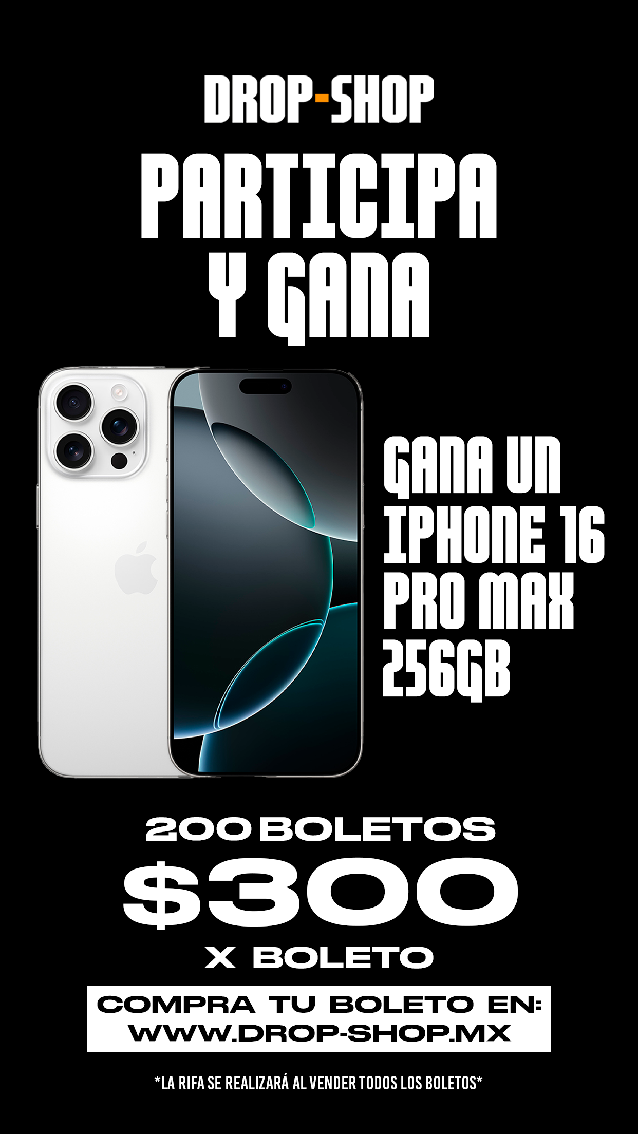 Participa y Gana IPHONE 16 PRO MAX