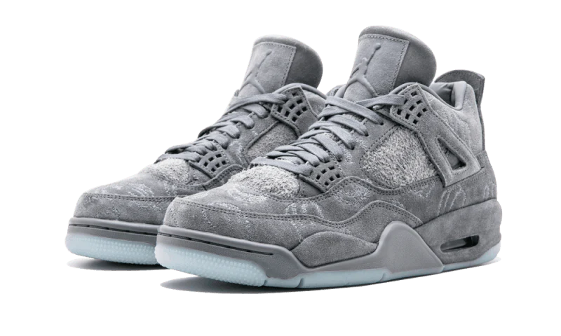 Gray 4s jordans best sale