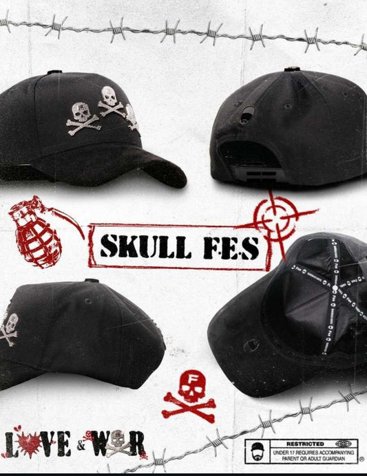 Gorra Barbas Hats x Lonche & Wilito "Skull Fes" (PREVENTA)