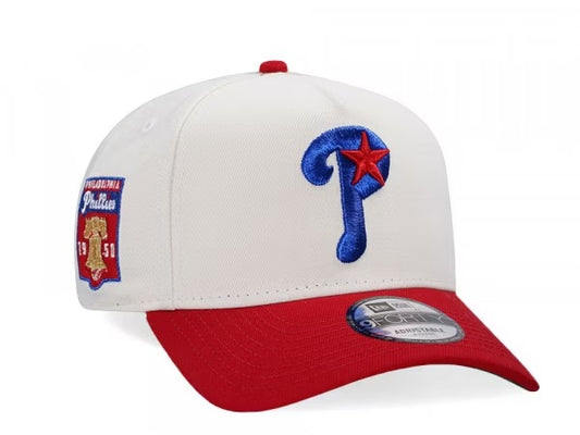 GORRA NEW ERA PHILLIES 1950 BEIGE RED